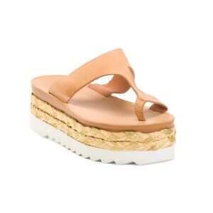 ANTELOPE Black Leather Abra Comfort Sandals